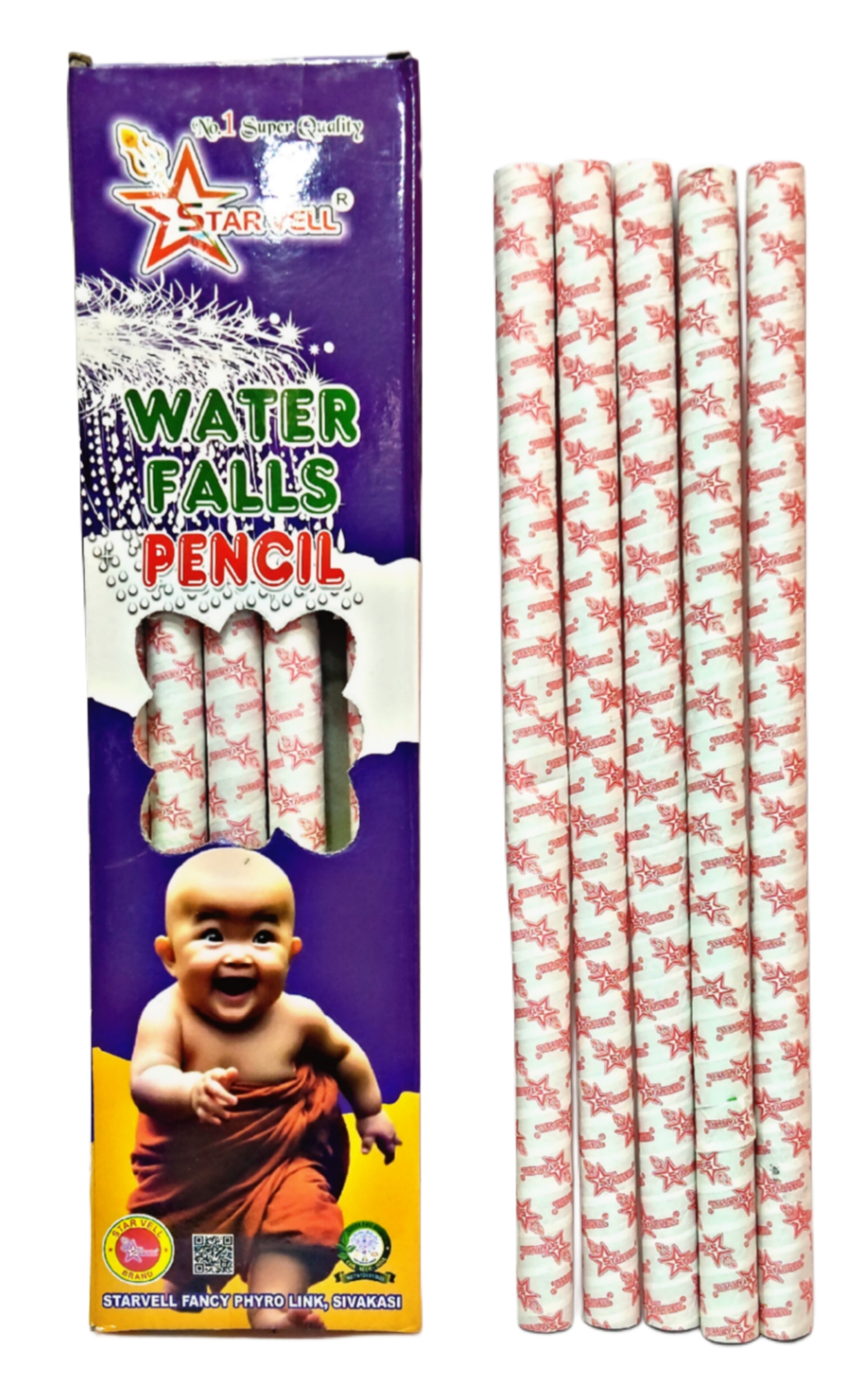 Pencil (Water Falls / Popcorn) (5Pcs)