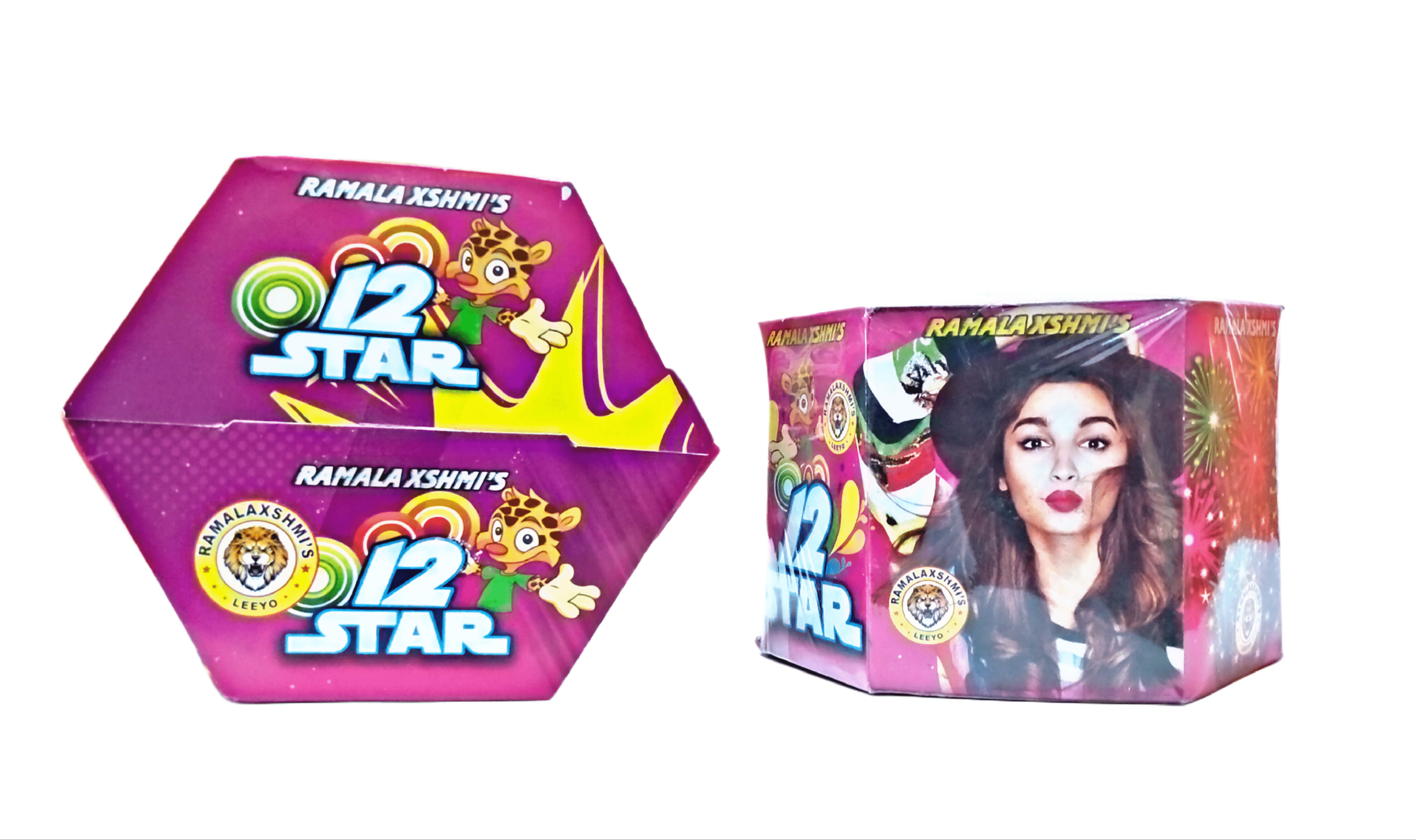 12 Multi - Colour Shots (1Pcs)