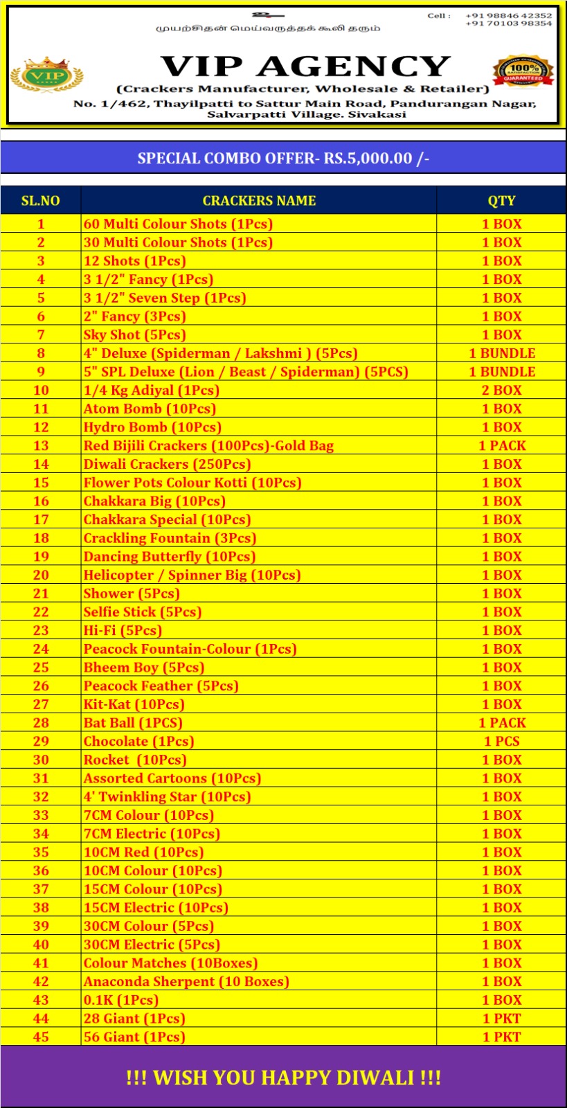 Special Premium Combo Offer Rs.5,000.00