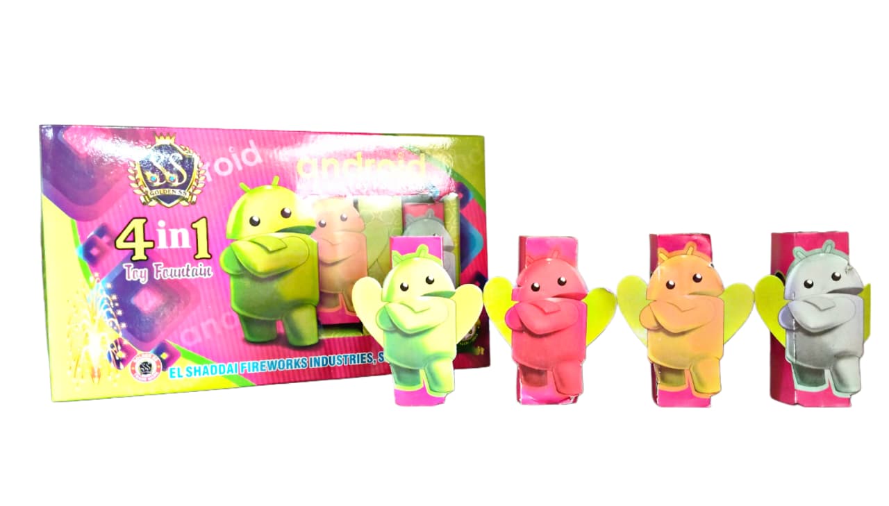 Android 4 in 1 Fountain (4Pcs)