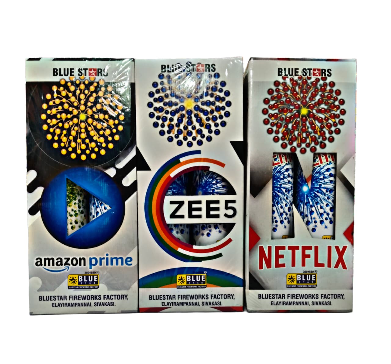 3 1/2" Fancy (2Pcs) Bluestar